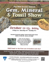Greater Detroit Gem, Mineral & Fossil Show Visit Prehistoric Planet There
